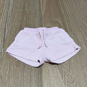 Zara kids waffle mauve/lilac short, 6-9mons